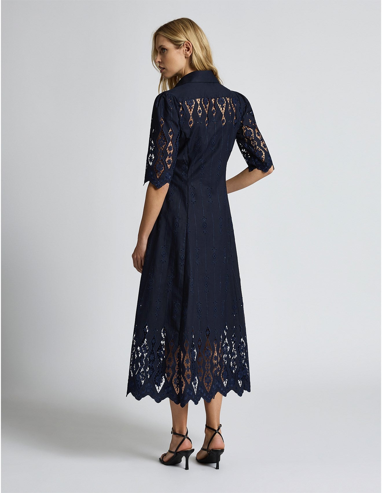 Moss & Spy - Alice Shirt Dress Navy
