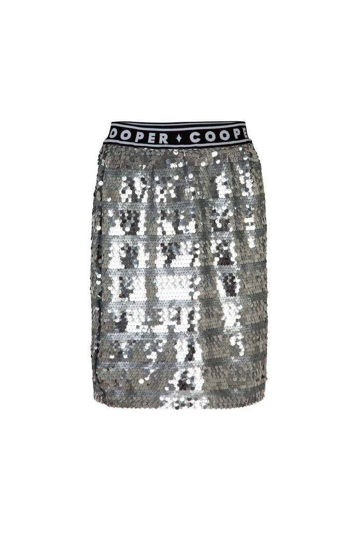Cooper - Don't Sweat The Short Stuff Skirt Silver