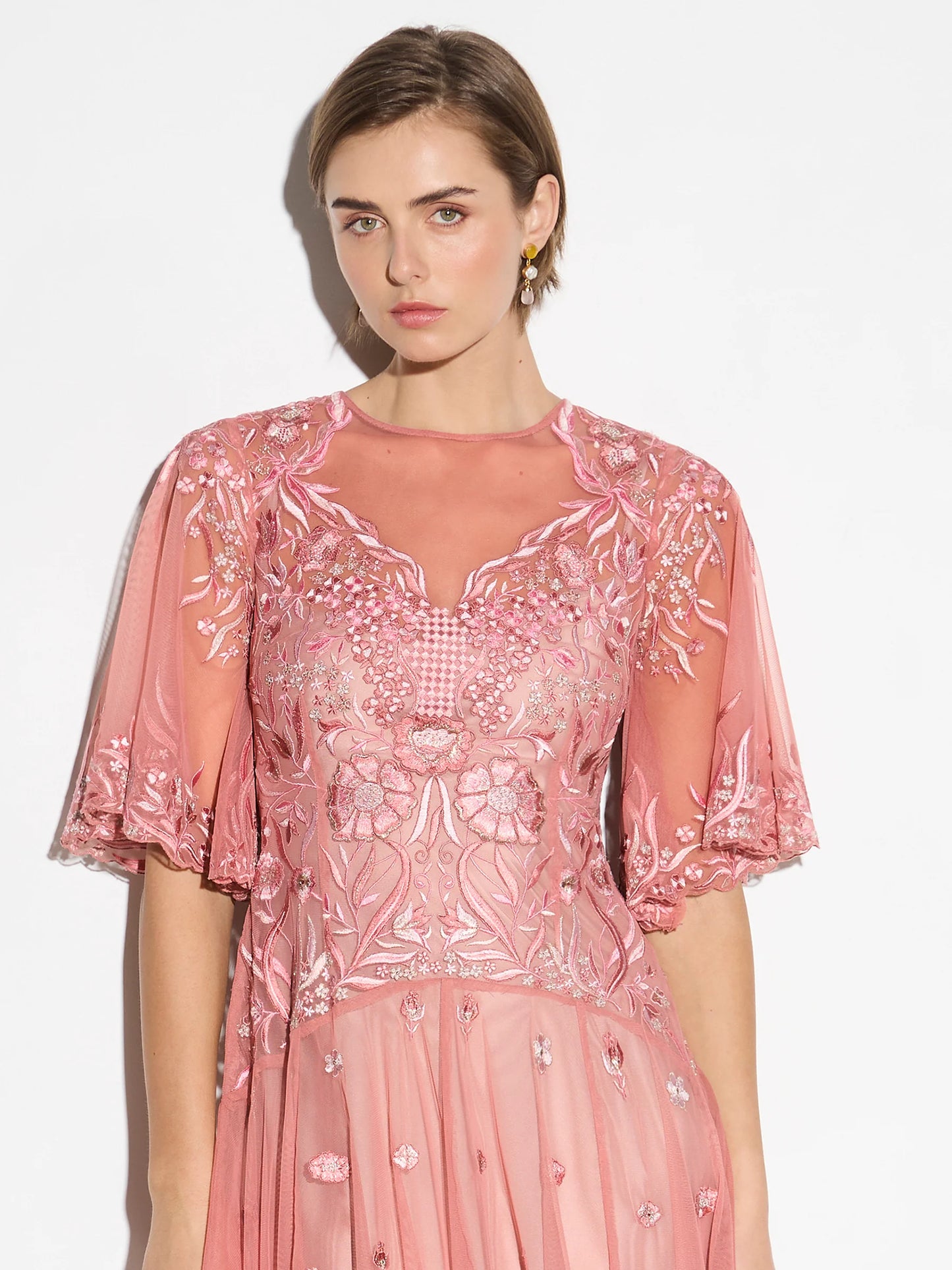 Moss & Spy - Amethyst Dress Blush