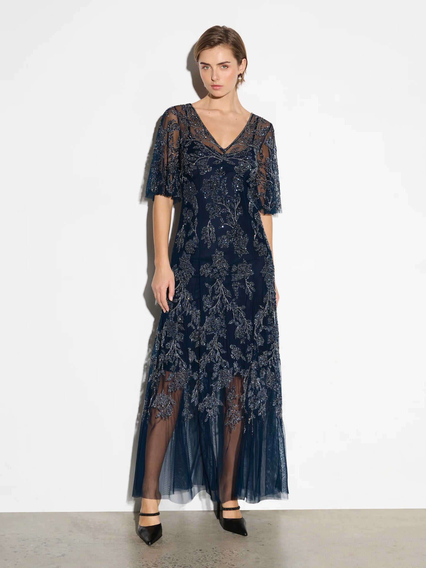 Moss & Spy - Desiree Gown Blue