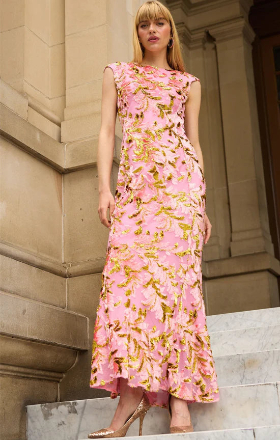 Sacha Drake - Heavenly Heights Maxi Dress Pink Gold