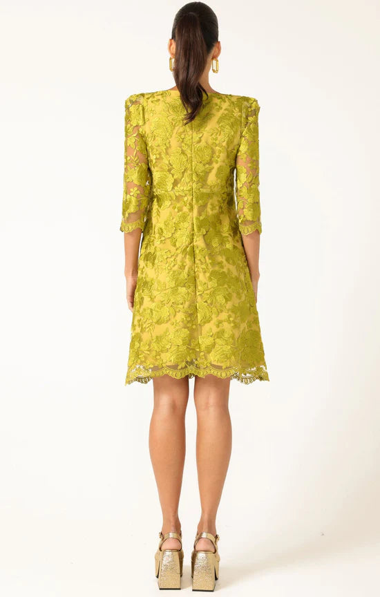Sacha Drake - Layla Shift Dress Chartreuse