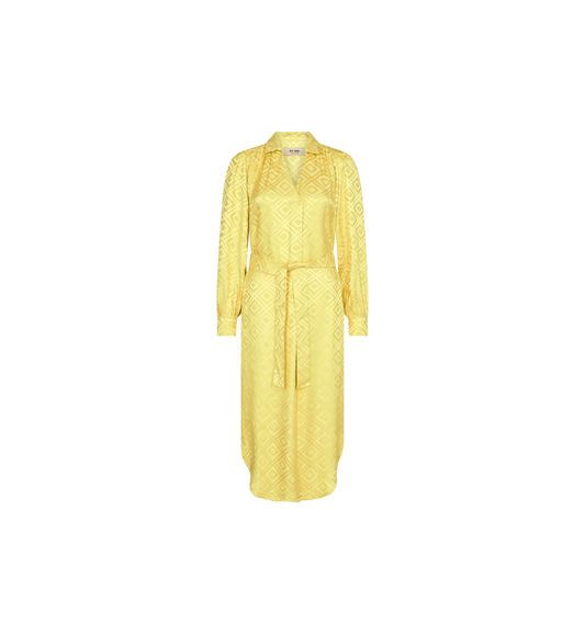 Mos Mosh - Aldo Geo Dress Yellow Plum