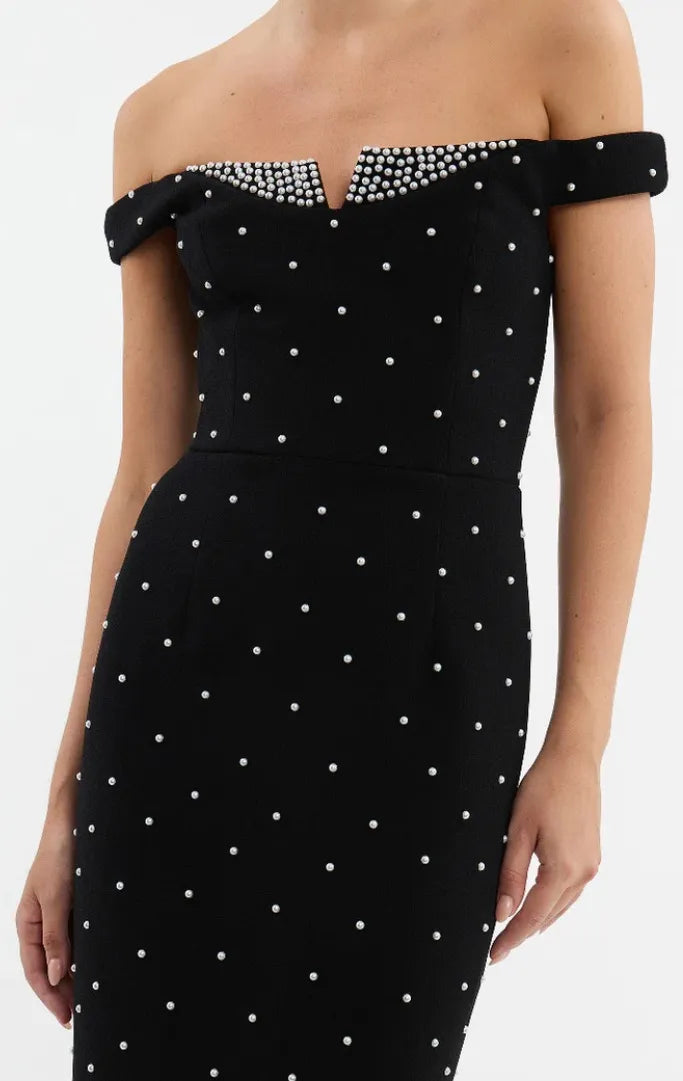 Rebecca Vallance – Anelise Midi Dress Black