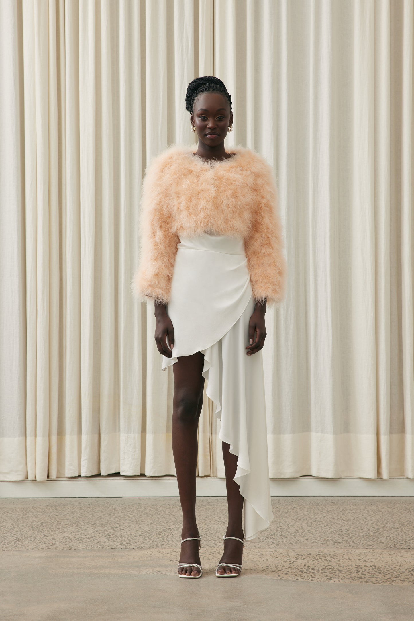 Elliatt - Danielle Crop Jacket Peach