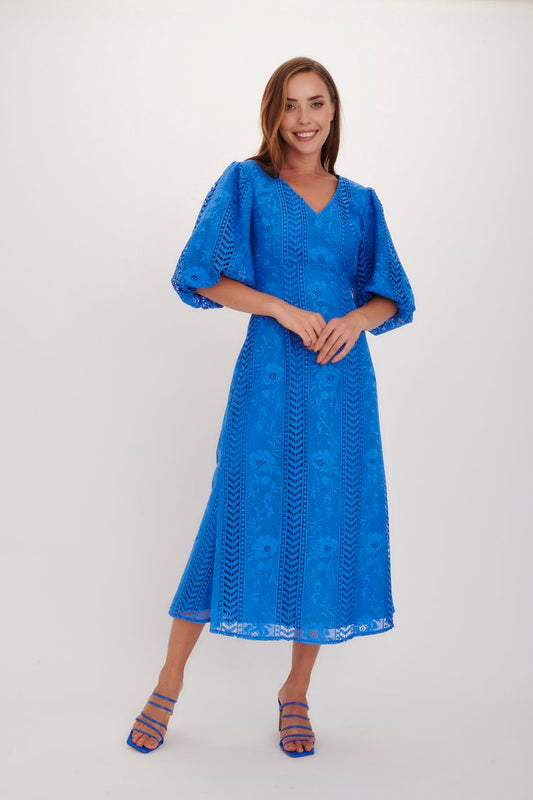 Kamare - Estelle Lace Dress Azure