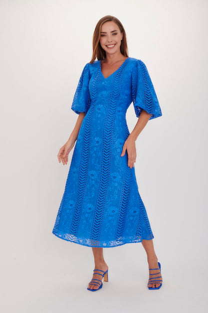 Kamare - Estelle Lace Dress Azure