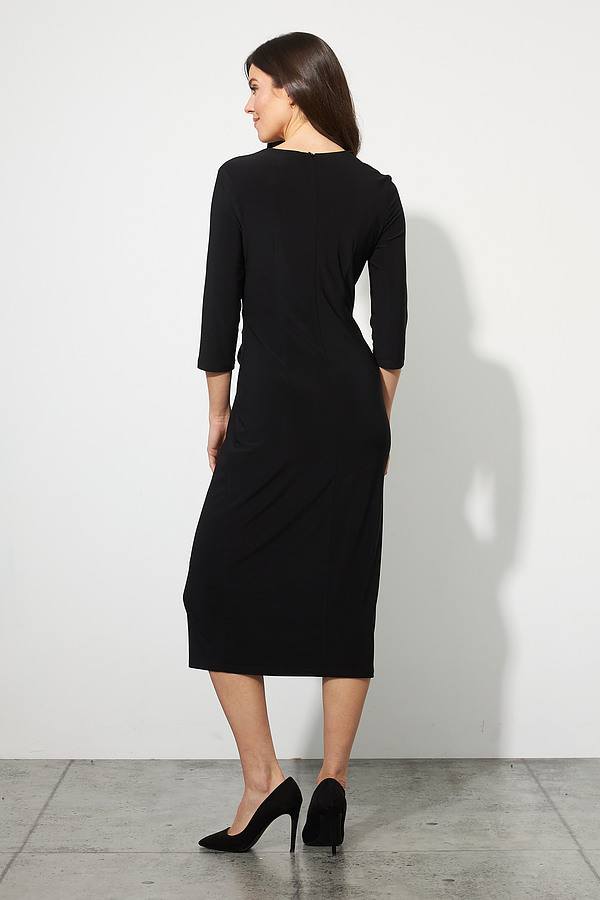 Joseph Ribkoff - Draped Sheath Dress Style Black 223121