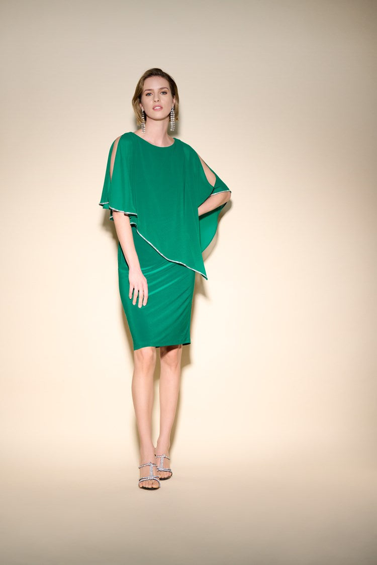 Joseph Ribkoff - Chiffon Overlay Dress Style 223762