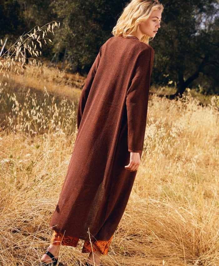 Momoni - Carina Cardigan - Brick Red