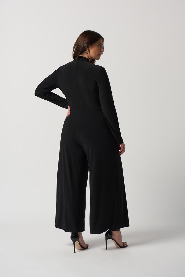 Joseph Ribkoff - Wrap Coulette Jumpsuit Black 233097