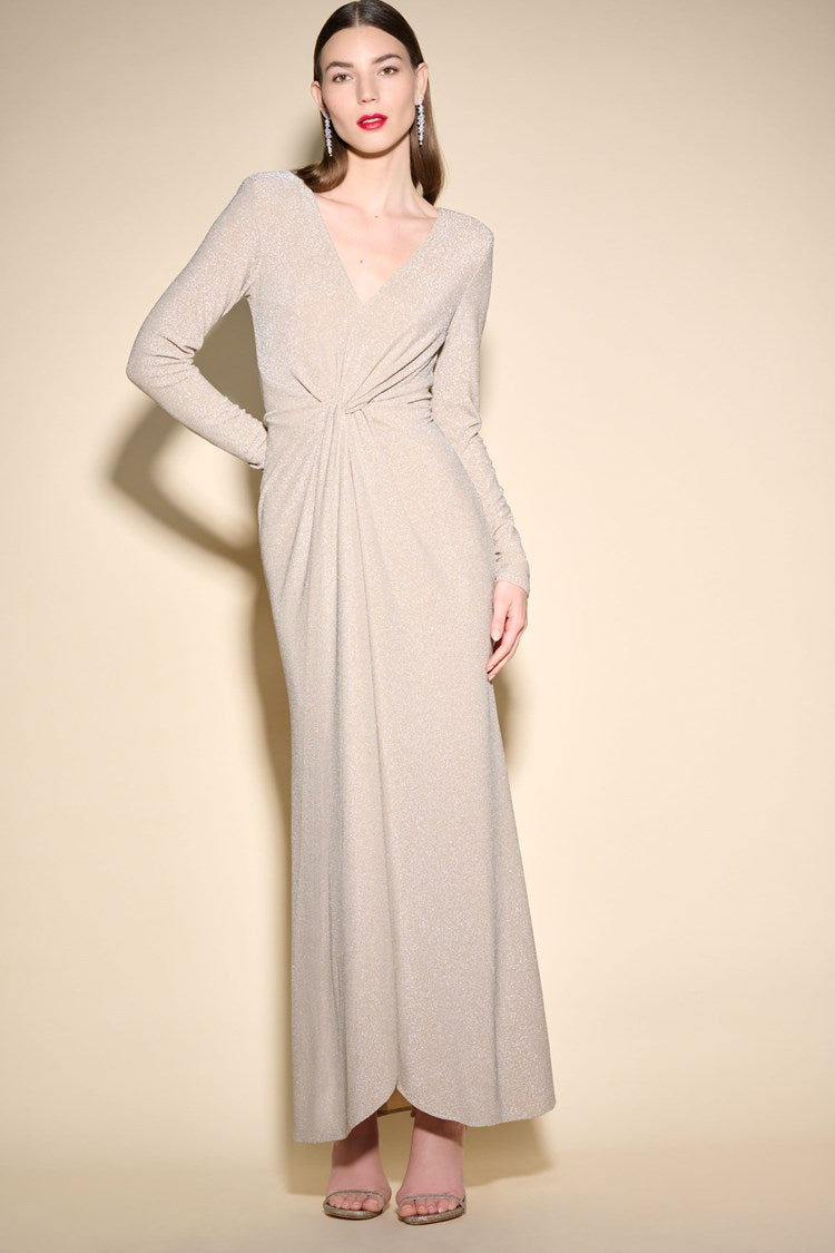 Joseph Ribkoff - Twist Detail Long Sleeve Maxi Dress 233712