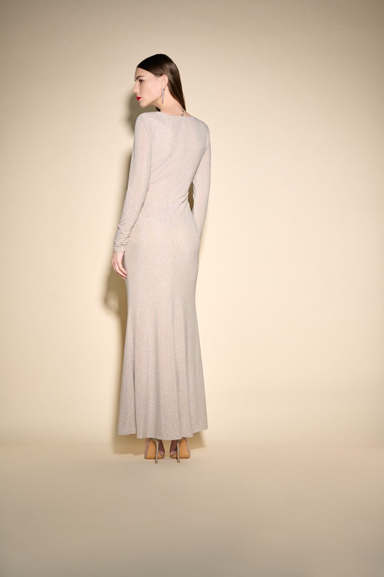 Joseph Ribkoff - Twist Detail Long Sleeve Maxi Dress 233712