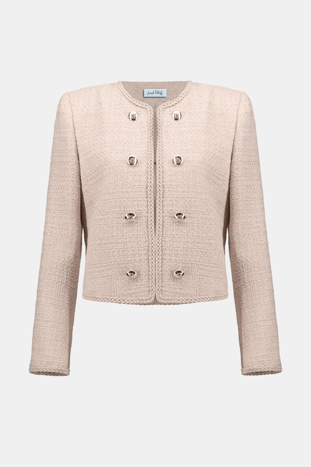 Joseph Ribkoff - Bouclé Collarless Jacket with Buttons 254903