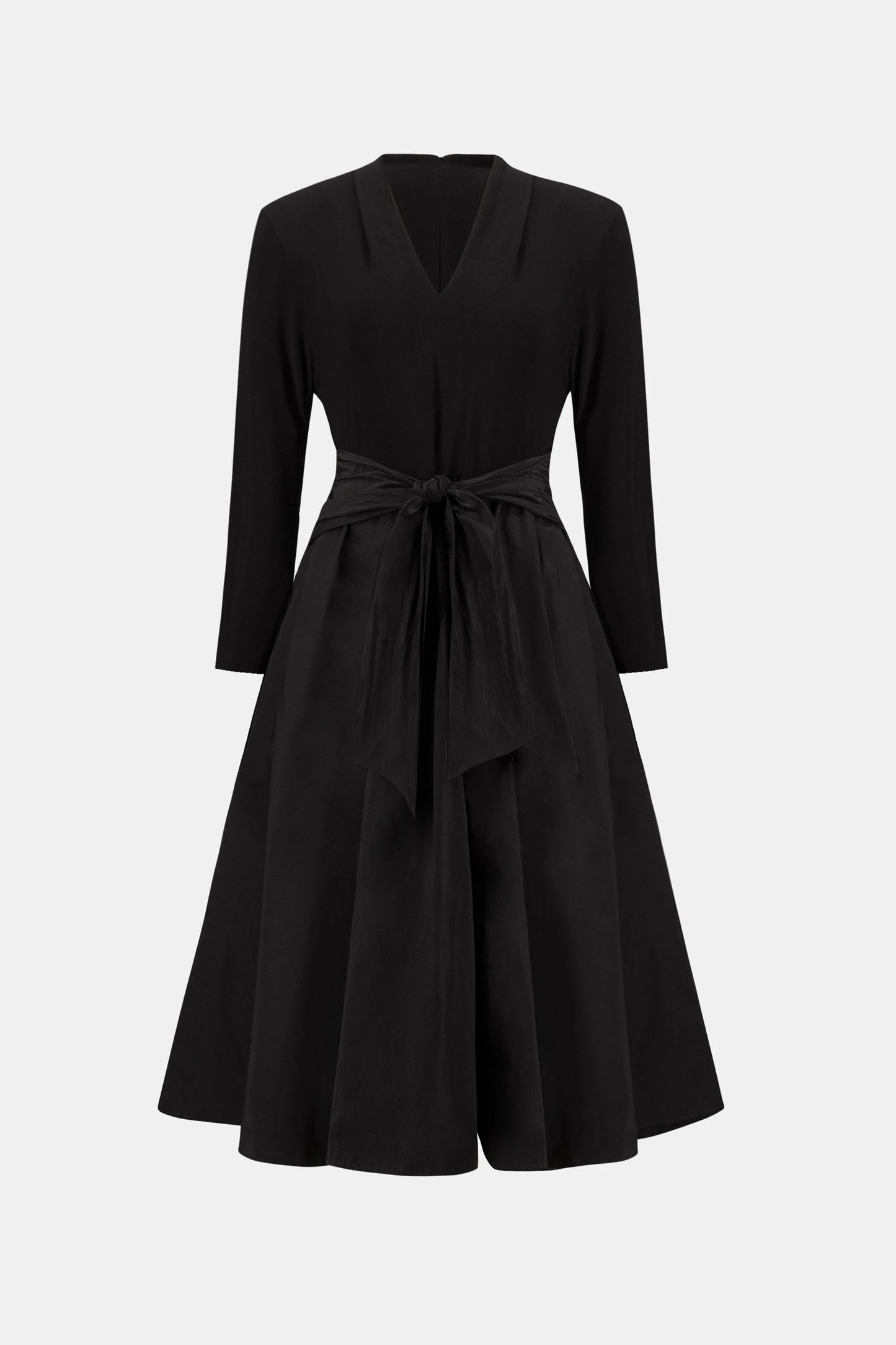 Joseph Ribkoff - Silky Knit and Memory Fit and Flare Dress Black 263145