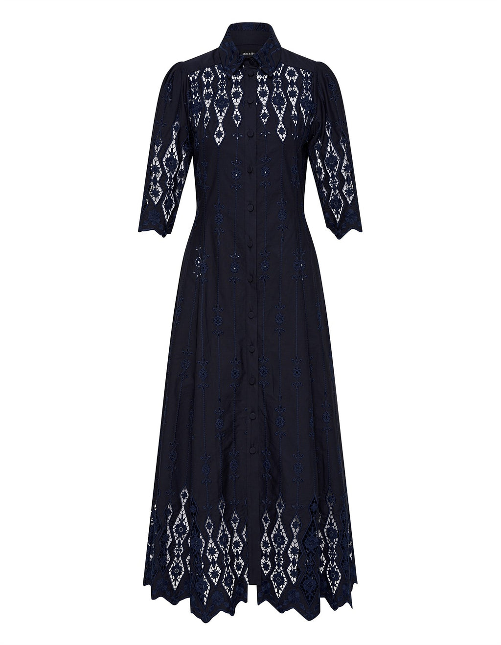 Moss & Spy - Alice Shirt Dress Navy