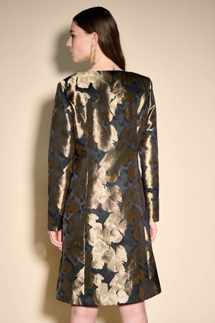 Joseph Ribkoff - Printed Woven Jacquard Coat 233720