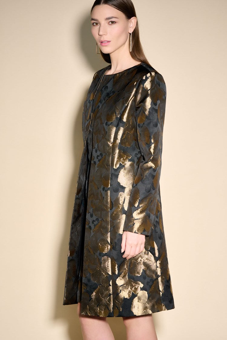 Joseph Ribkoff - Printed Woven Jacquard Coat 233720