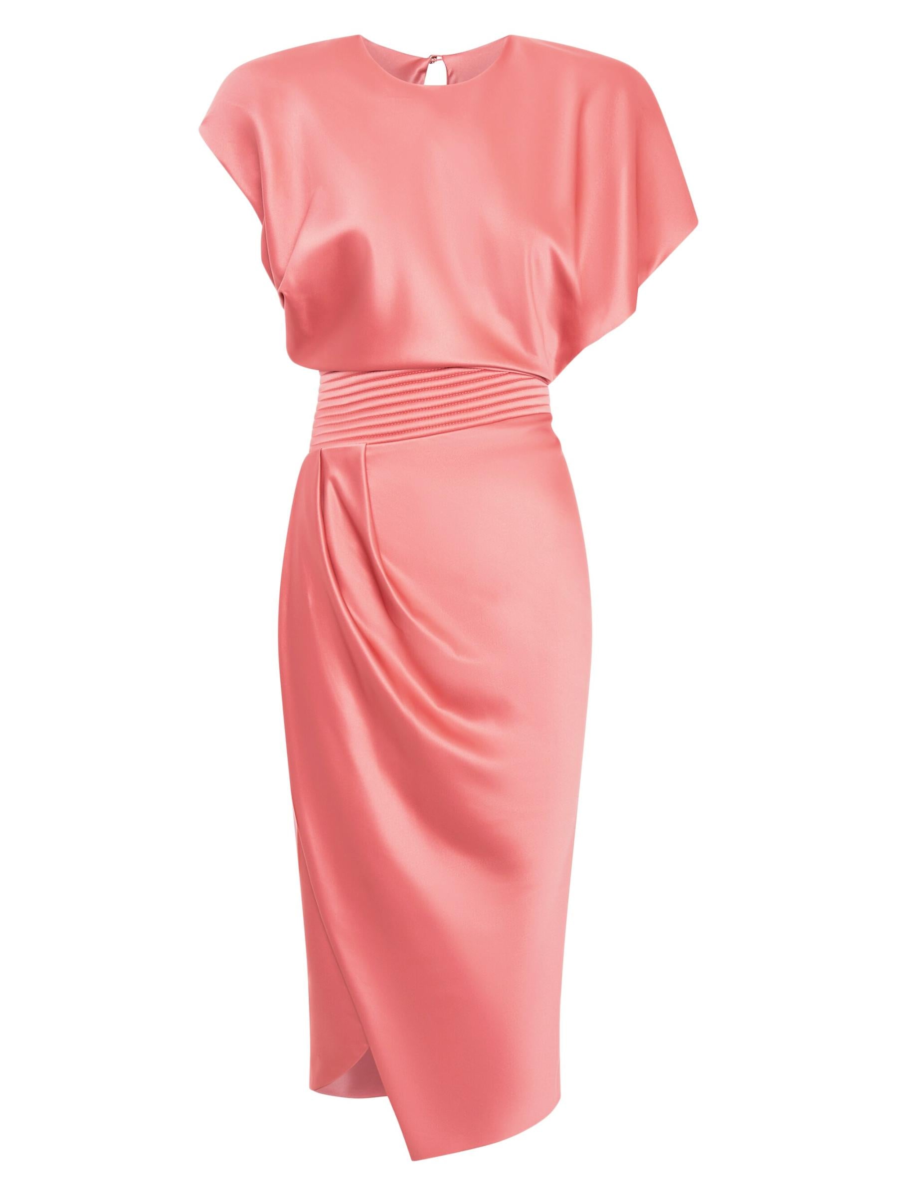 Zhivago - Bond Midi Dress in Papaya
