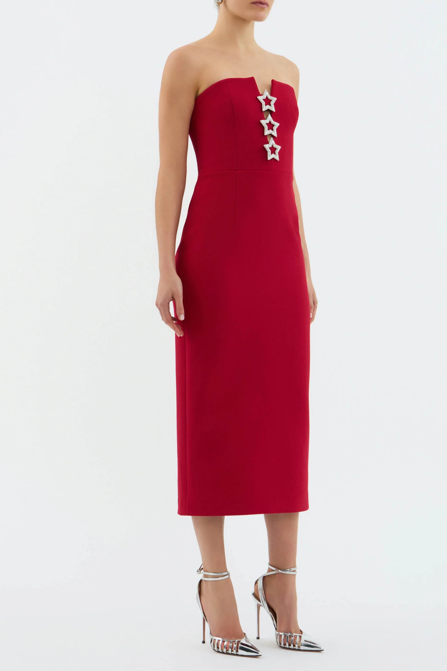 Rebecca Vallance - Akari Strapless Midi Dress