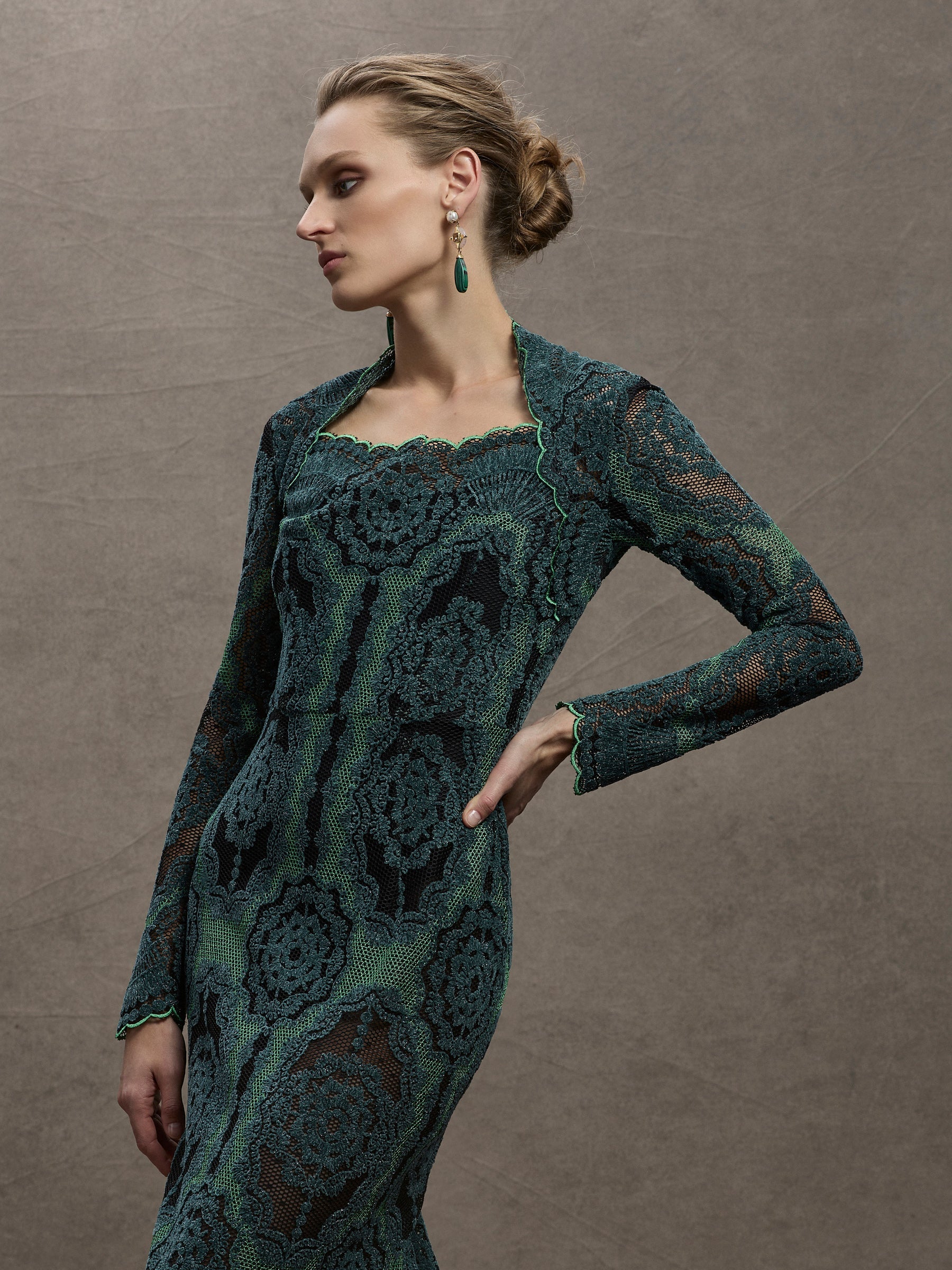 Moss & Spy - Alexa Shift - Emerald-Black
