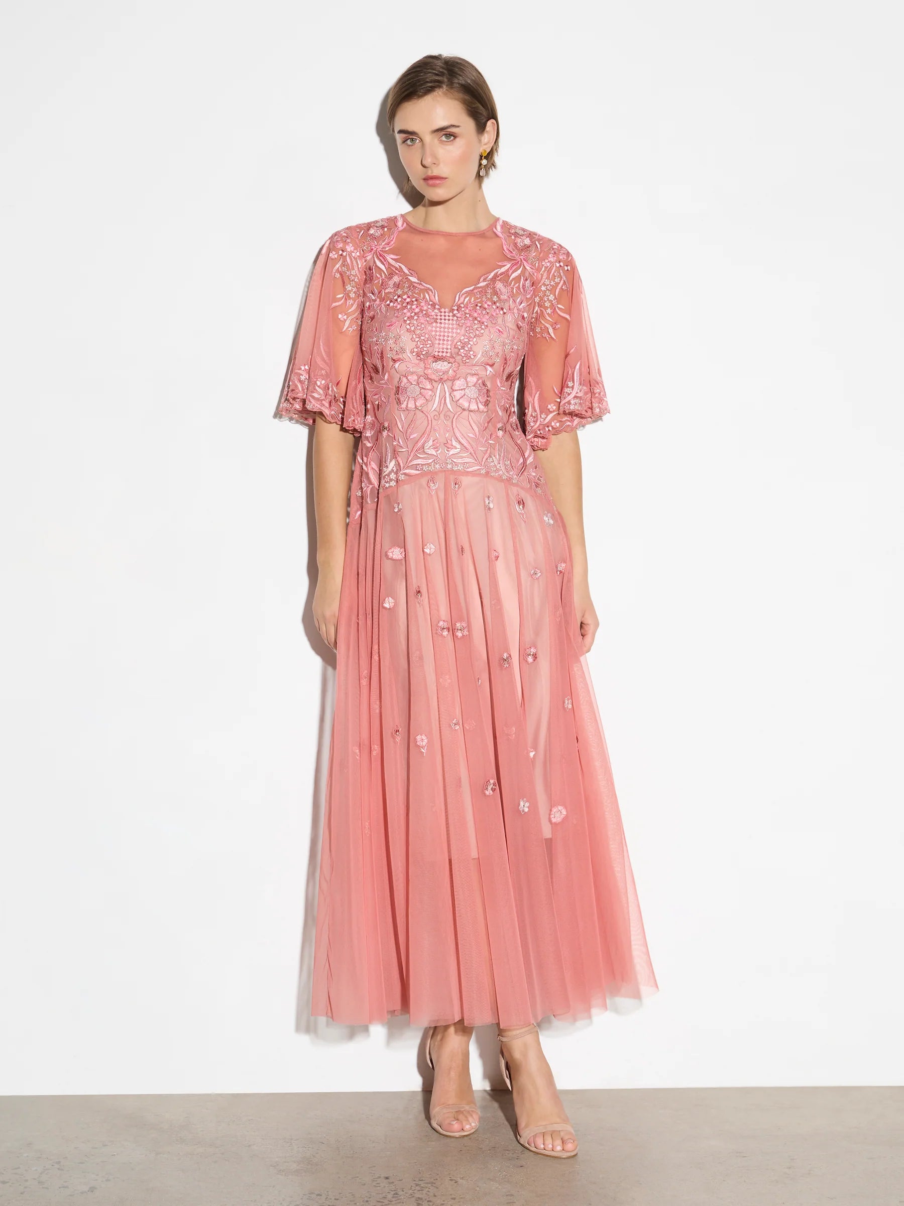 Moss & Spy - Amethyst Dress Blush