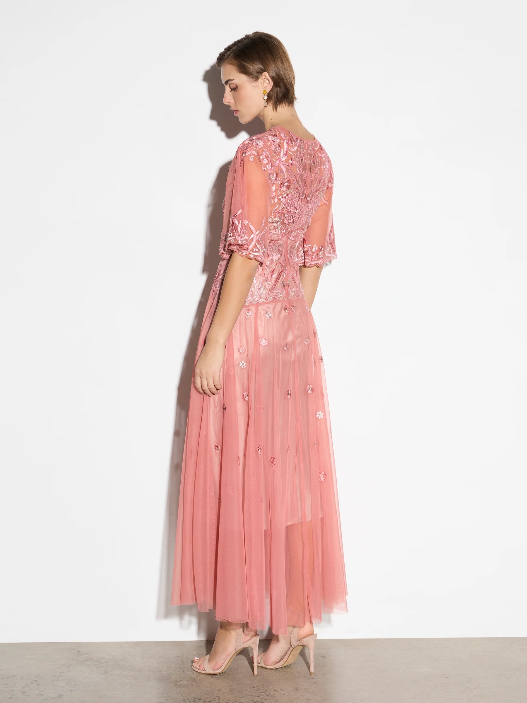 Moss & Spy - Amethyst Dress Blush