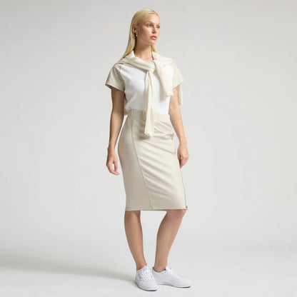 Raw By Raw - Base Layer Cap Sleeve Top - Milk