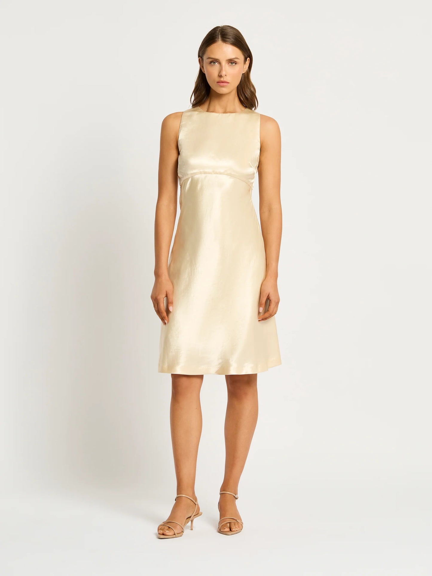 Moss & Spy - Bianca Short Dress - Buttermilk