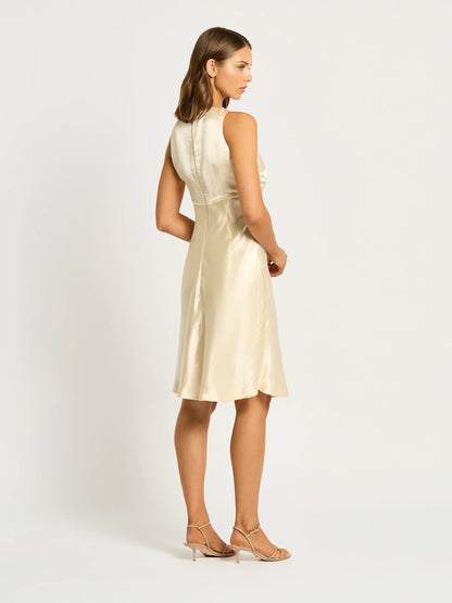 Moss & Spy - Bianca Short Dress - Buttermilk