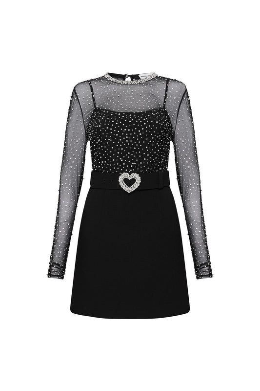 Rebecca Vallance - Cecile Mini Dress Black