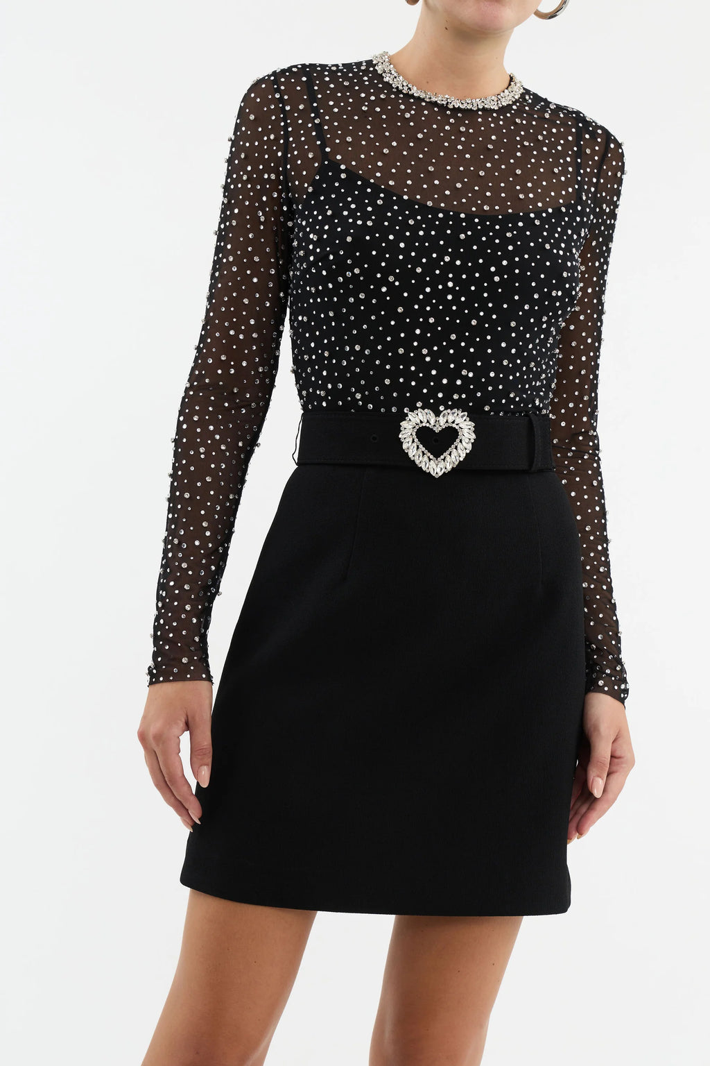 Rebecca Vallance - Cecile Mini Dress Black