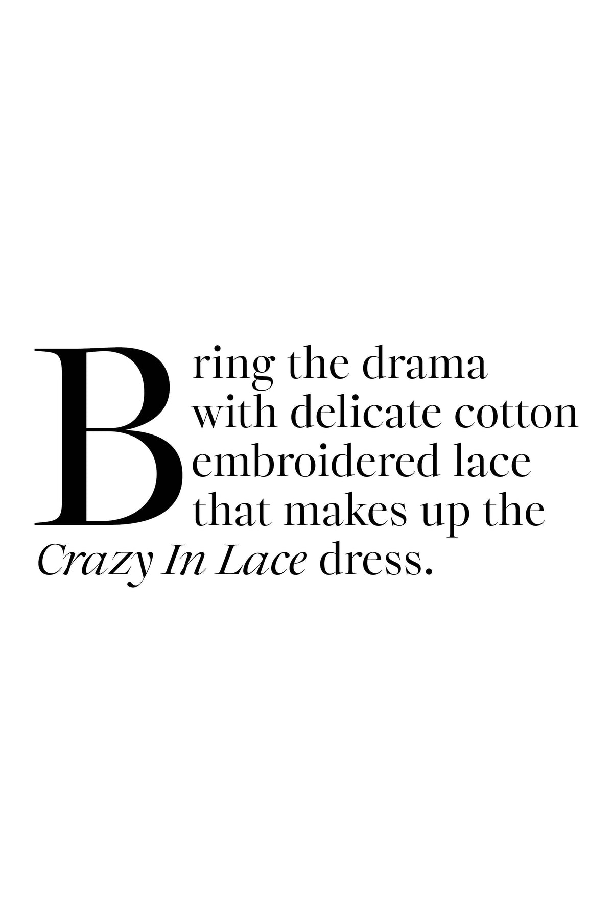 Trelise Cooper - Crazy in Lace Dress White