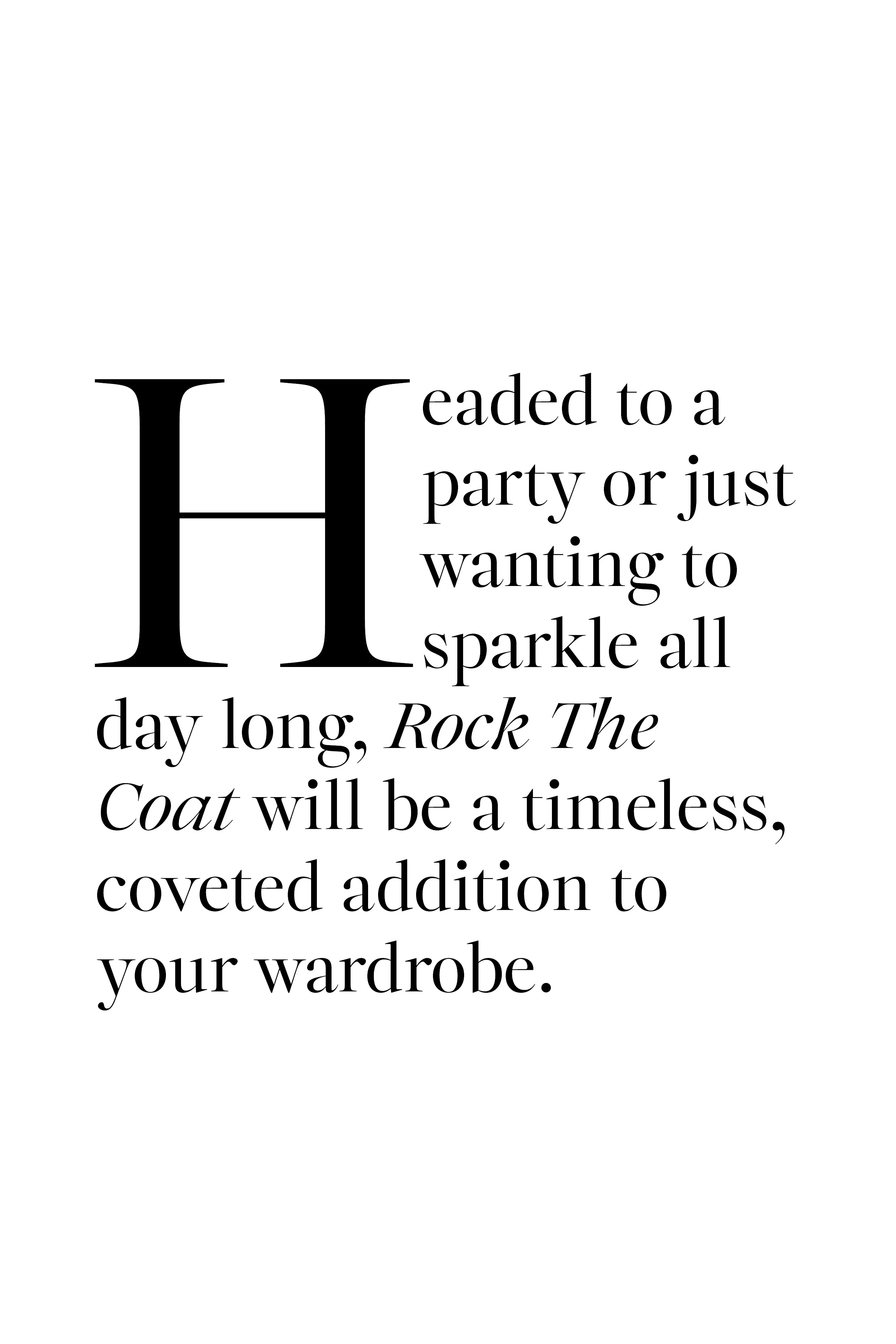 Coop - Rock The Coat Coat