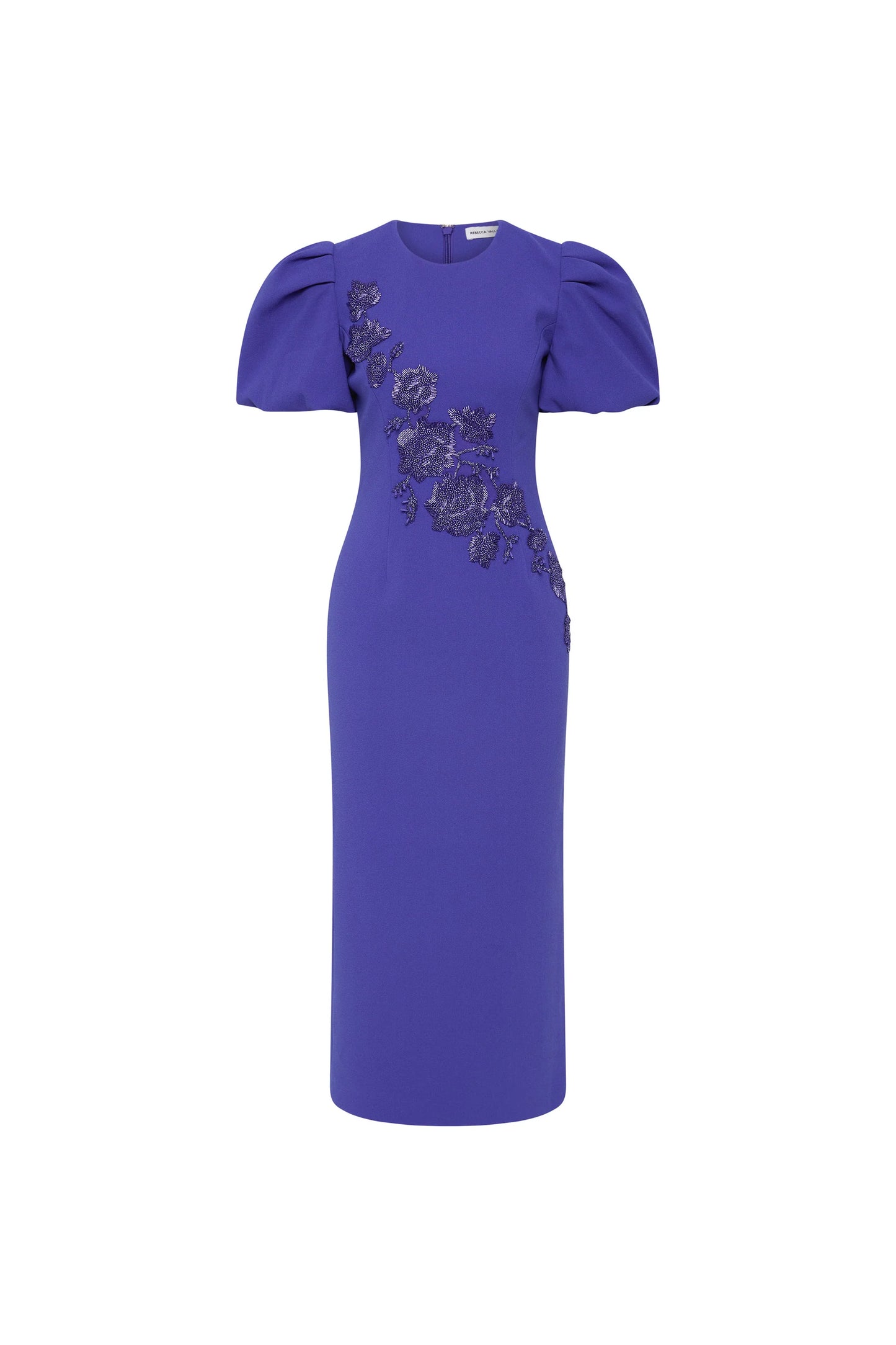 Rebecca Vallance - Evolet Puff Sleeve Midi Dress