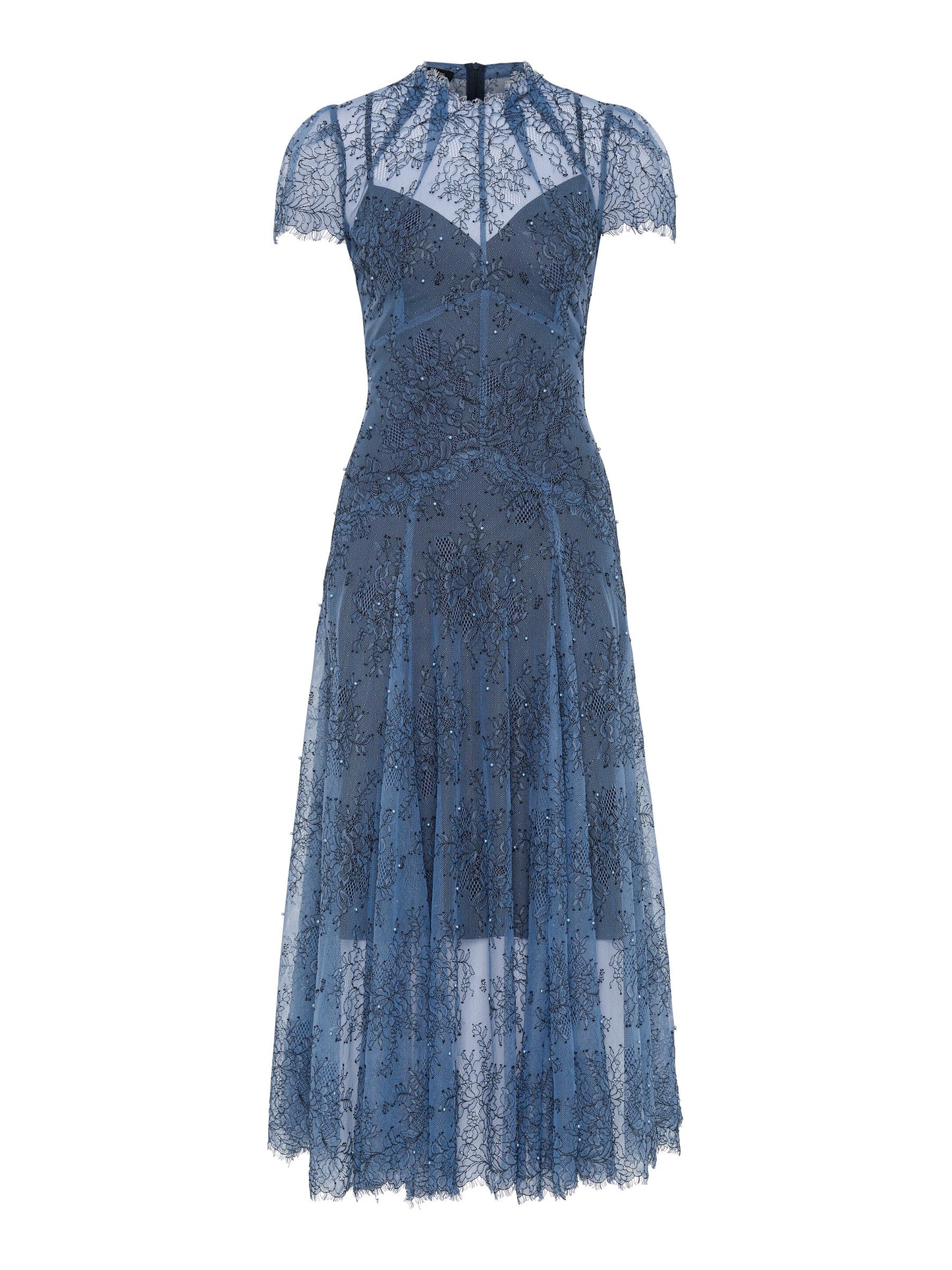 Moss & Spy - Elsa Midi Cornflower Blue