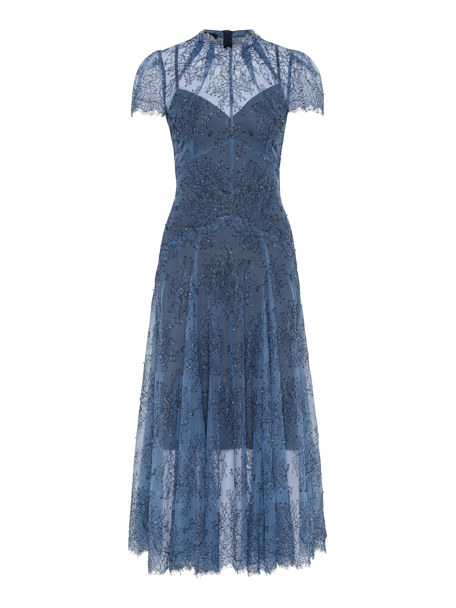 Moss & Spy - Elsa Midi Cornflower Blue