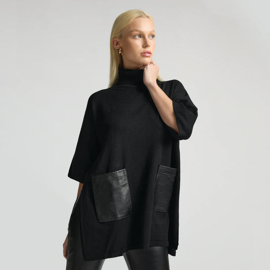 Raw By Raw - Evelyn Cape - Jet Black