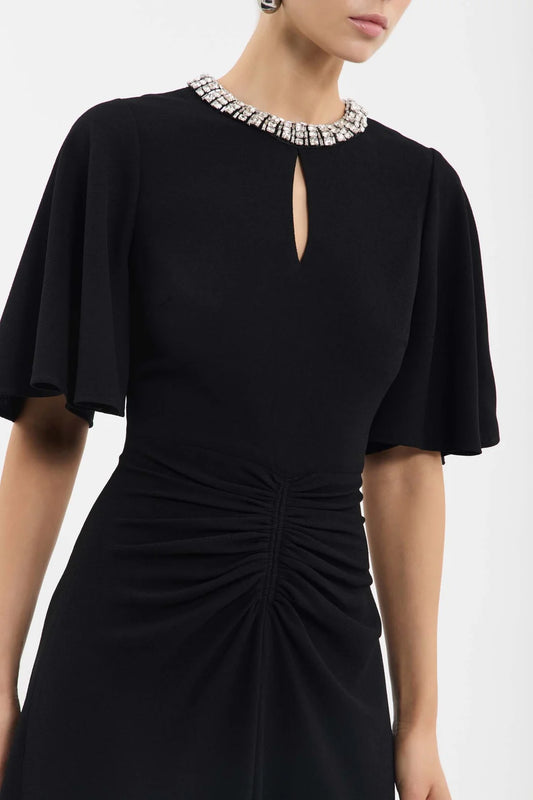 Rebecca Vallance - Noemie Midi Dress Black