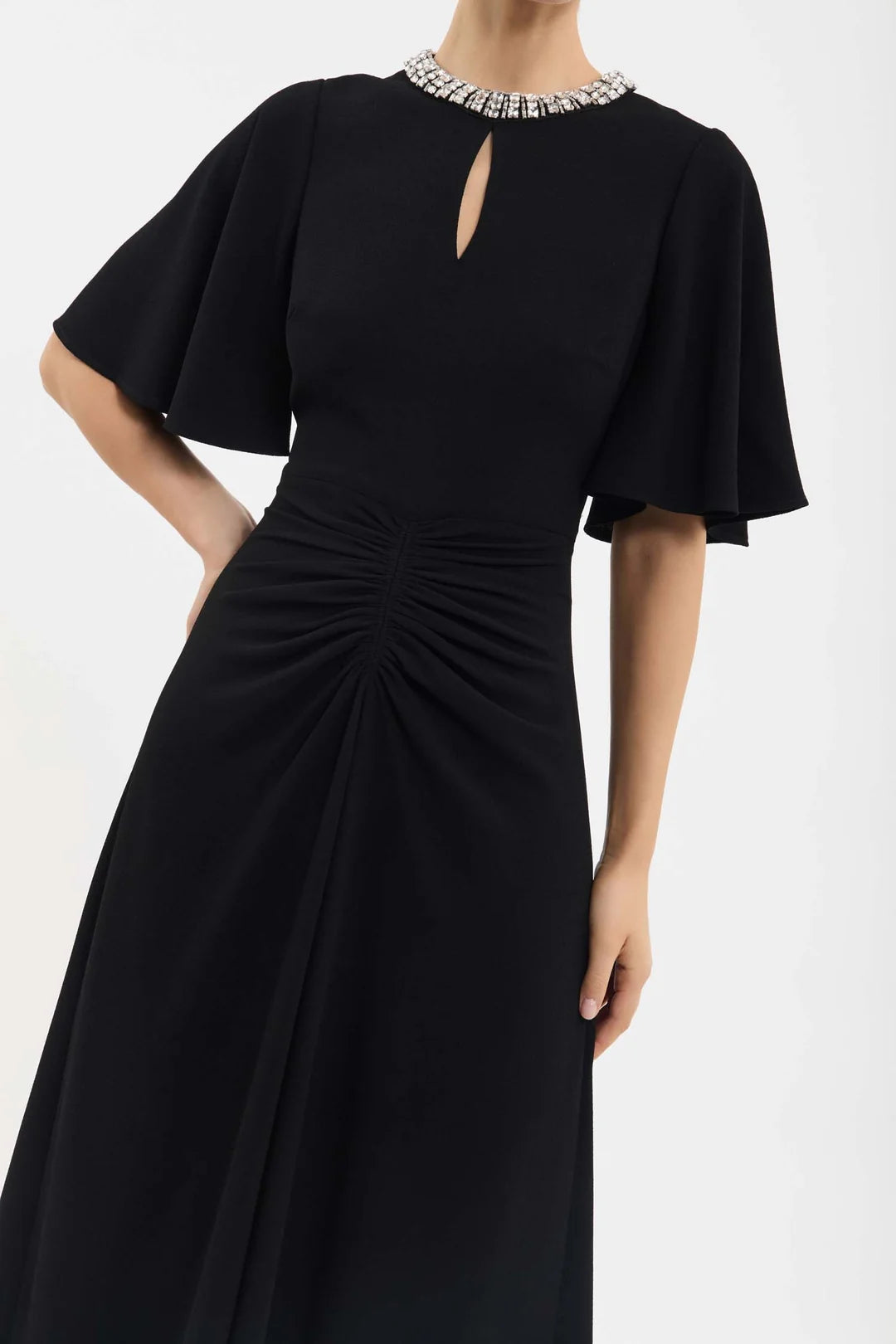 Rebecca Vallance - Noemie Midi Dress Black