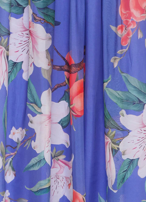 Leo Lin - Grace Flutter Sleeve Midi Dress