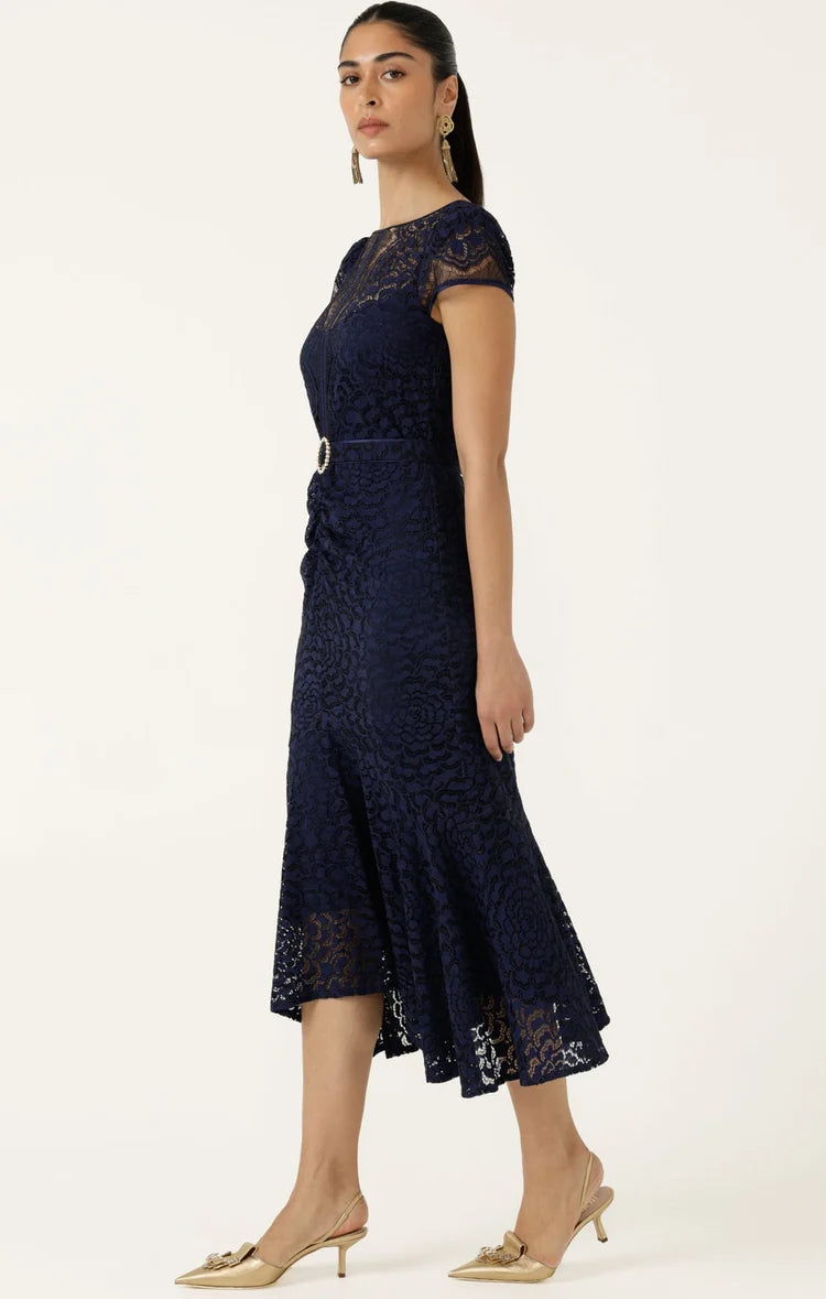 Sacha Drake - Affair Of Honour Dress - Navy