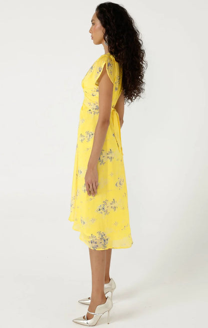 Sacha Drake - Petra Midi Dress - Lemon