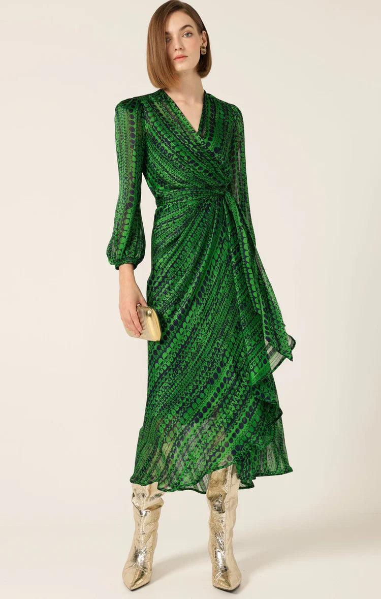 Sacha Drake - Savoir Midi Wrap Dress