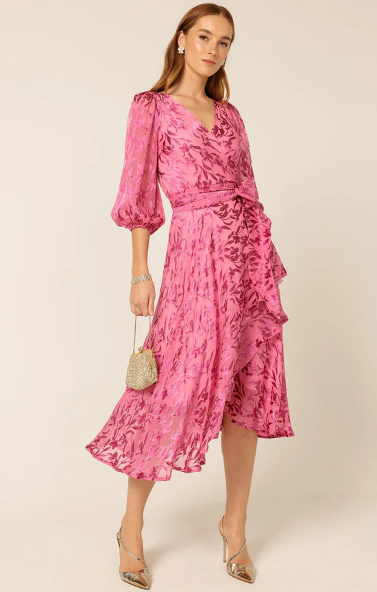Sacha Drake - Sherbet Breeze Midi Wrap Dress