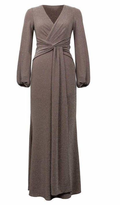 Joseph Ribkoff - Taupe Wrap Dress Style 223711