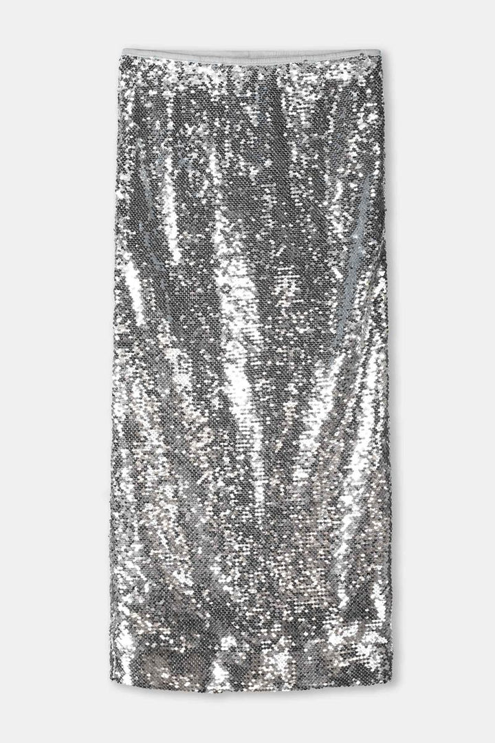 POM Amsterdam - Sequin Skirt in Silver