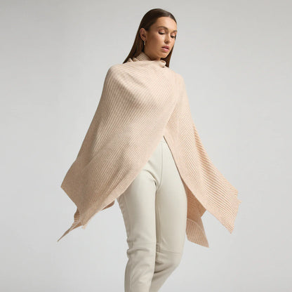 Raw By Raw - Molly Ribbed Knit Wrap - Crème Brûlée