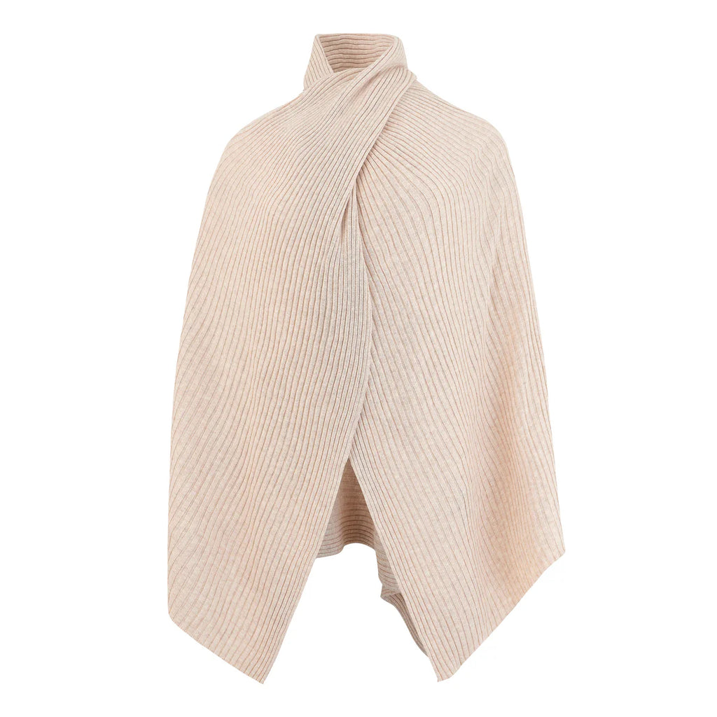 Raw By Raw - Molly Ribbed Knit Wrap - Crème Brûlée
