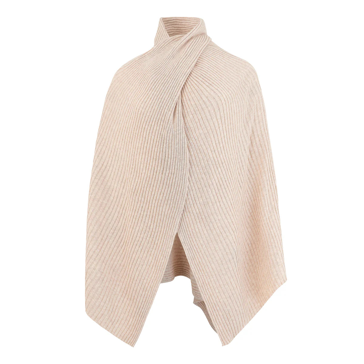 Raw By Raw - Molly Ribbed Knit Wrap - Crème Brûlée